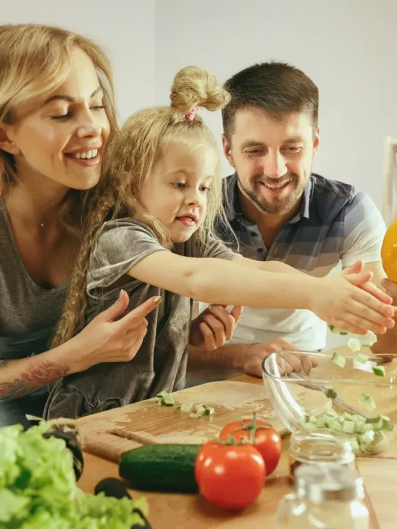 Alimentacao saudavel para familia toda