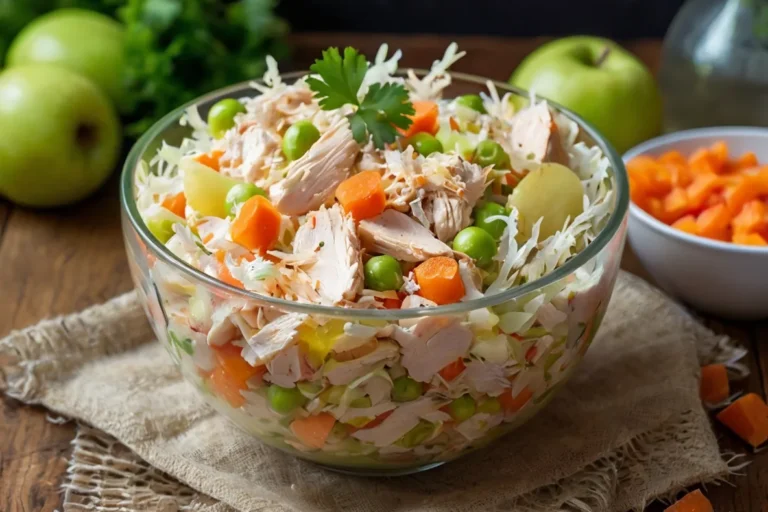 Salpicao de frango refrescante
